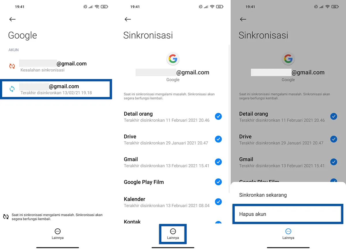 Keluar Akun Google Xiaomi