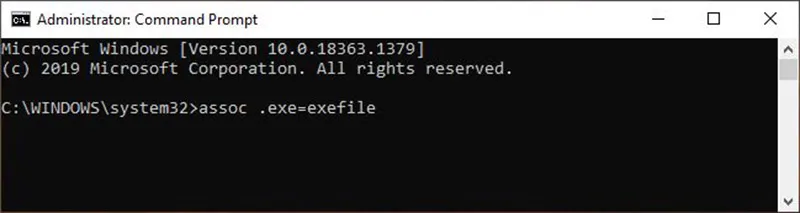 Menjalankan File Asosiasi