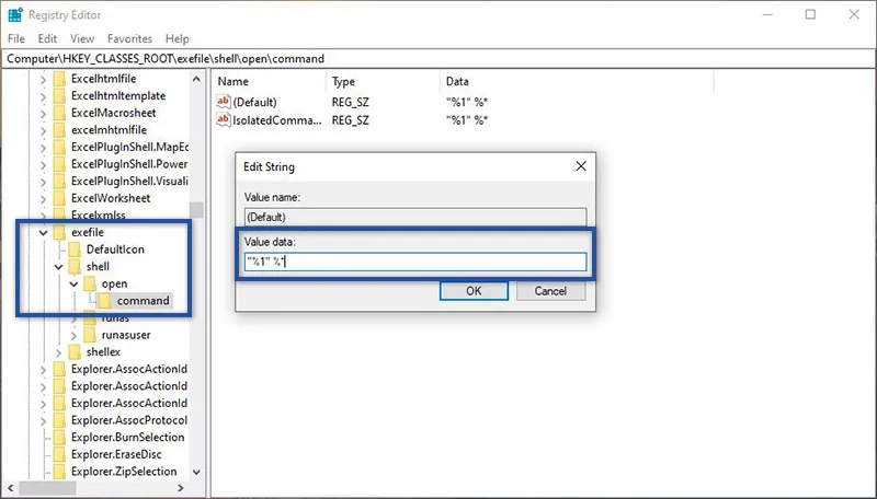 Ubah Value Data exefile