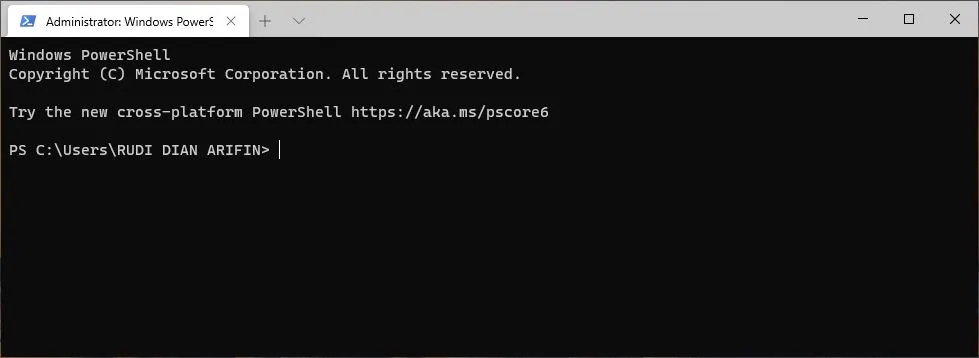 Cara Menjalankan PowerShell