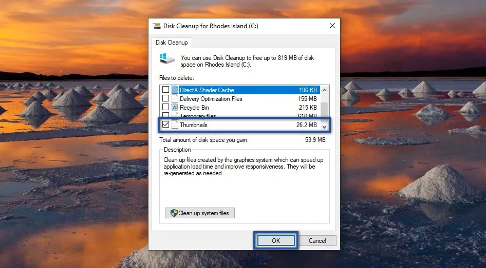 Clear Cache Thumbnail