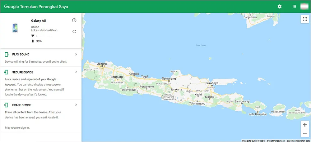 Google Find My Phone