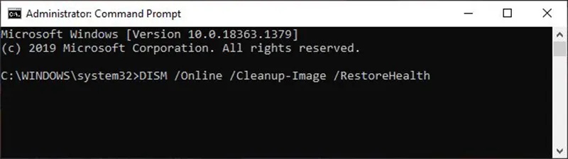 Jalankan Perintah DISM