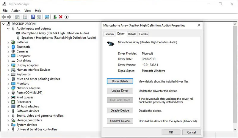 Perintah Manajemen Device Manager