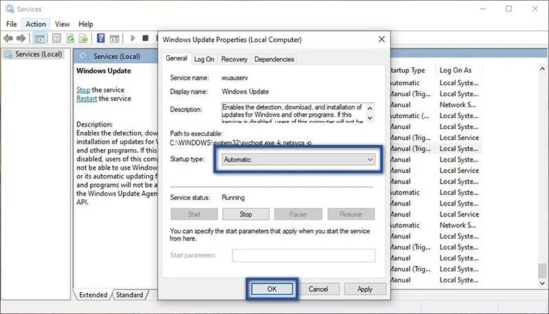 Service Windows Update