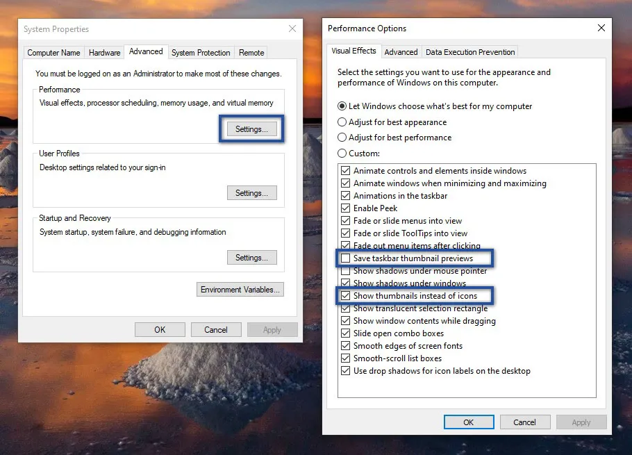 Thumbnail Visual Effects