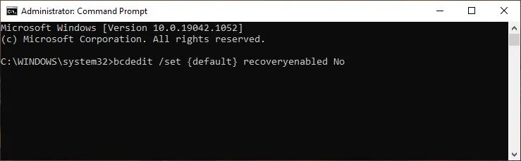 Disable Automatic Repair