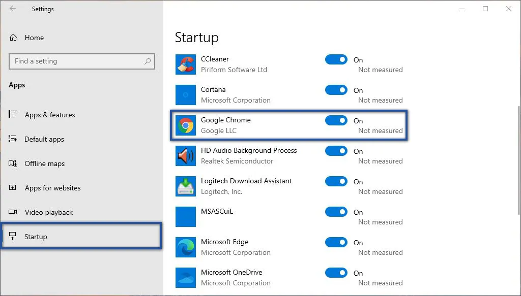 Nonaktifkan Startup Chrome Lewat Settings