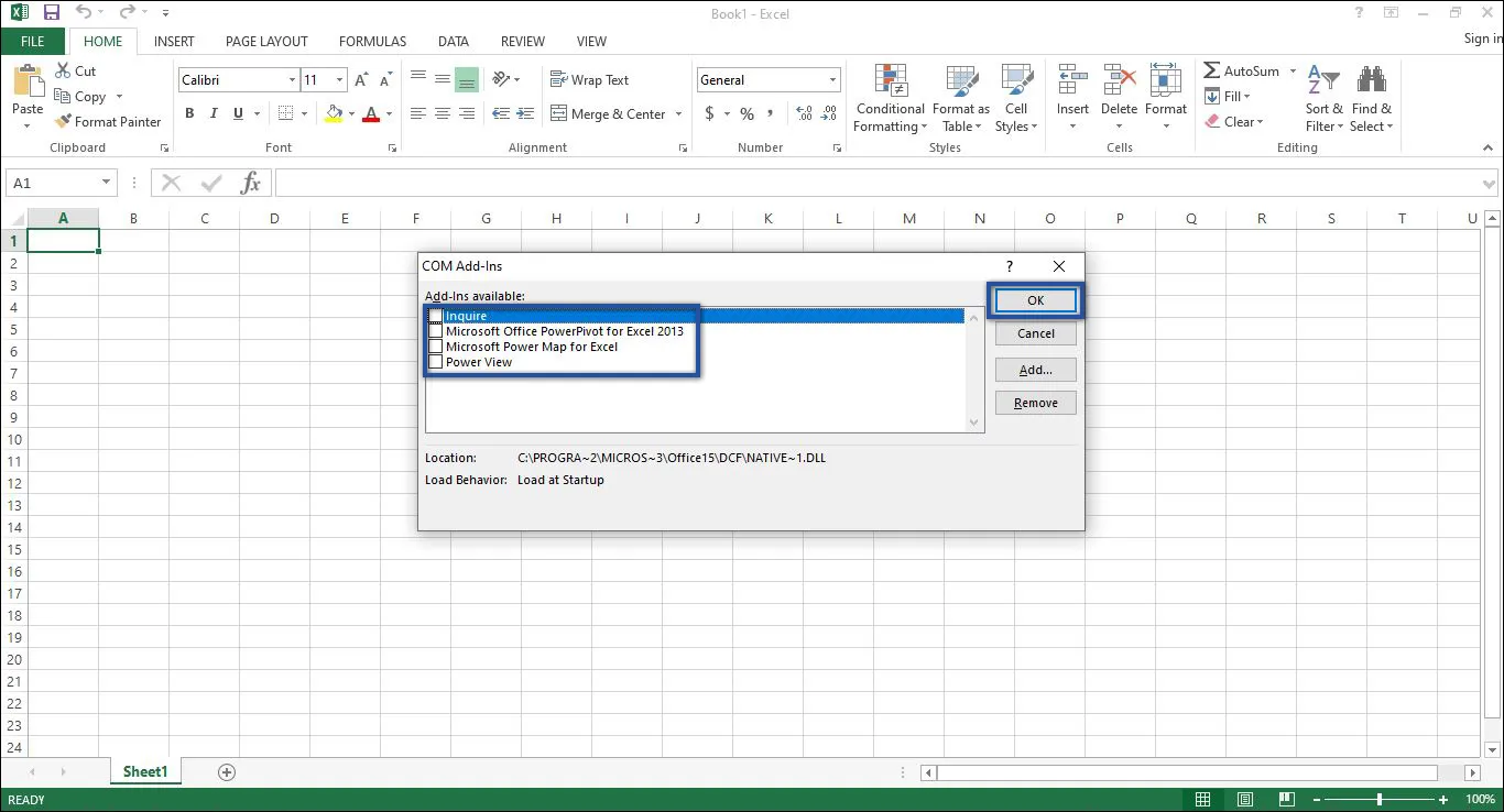 Add-ins Microsoft Excel