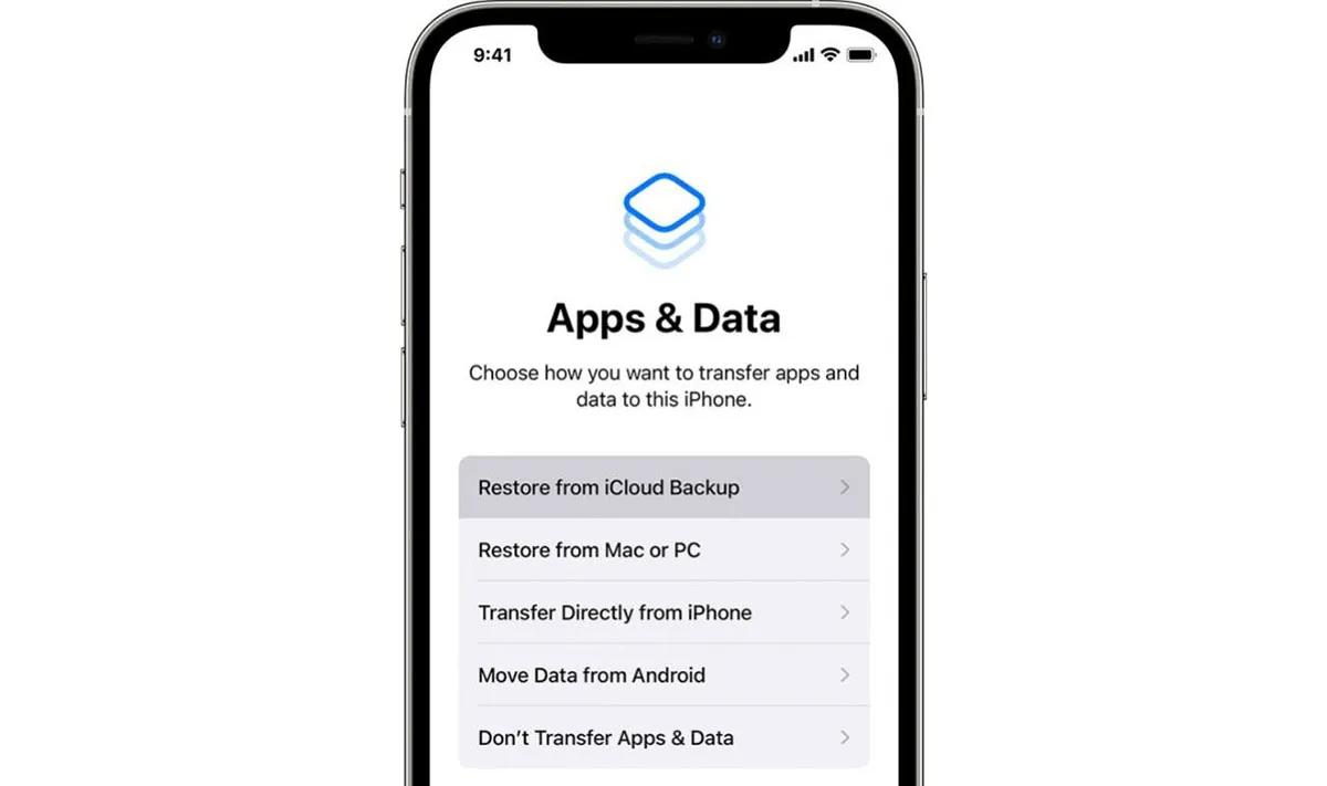 Menggunakan iCloud