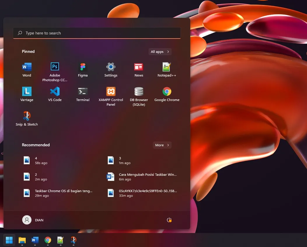 4 Posisi Taskbar Kiri Windows 11