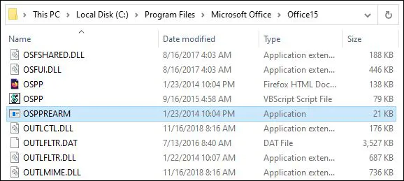 Ospprearm Microsoft Office