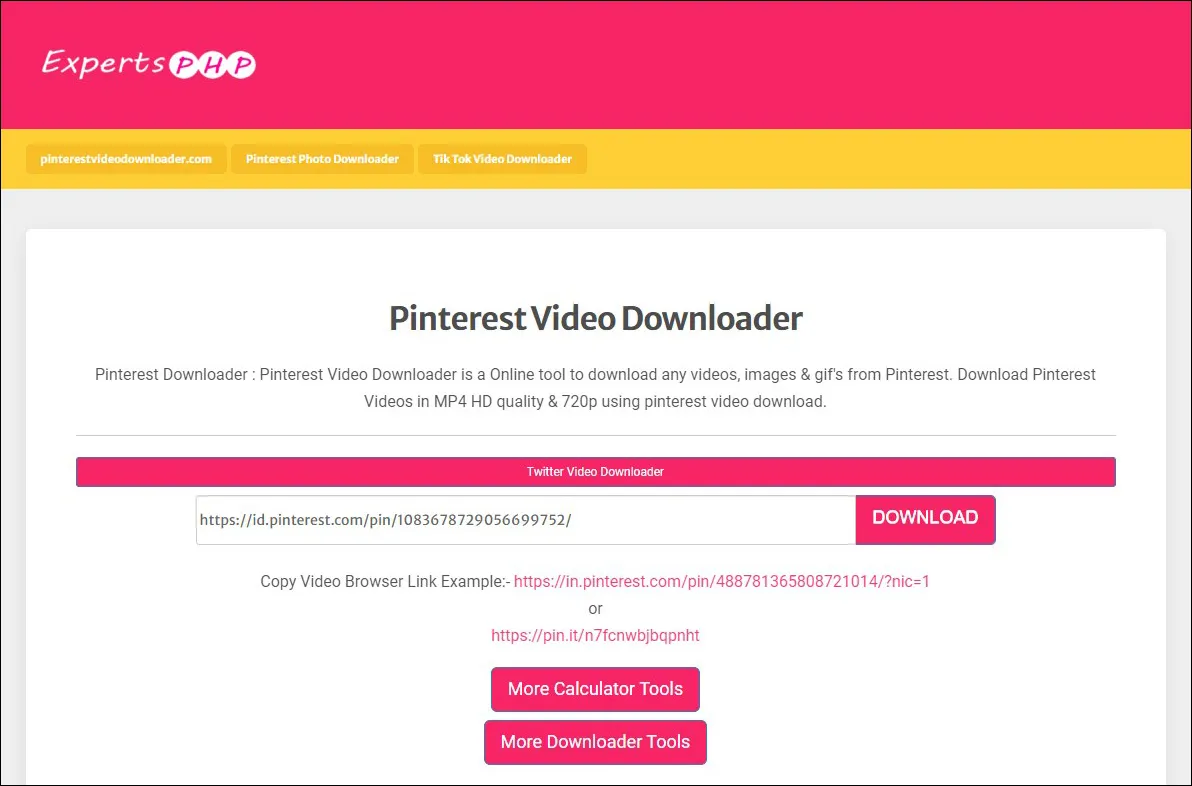 1 Buka halaman Experts PHP