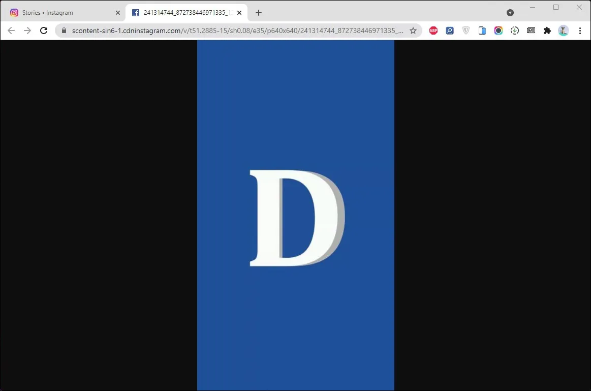 3 Klik kanan dan Save untuk menyimpan story