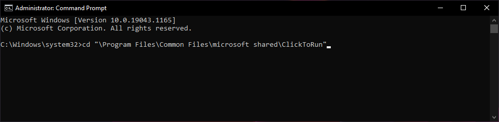 Masuk Direktori Microsoft Shared CMD
