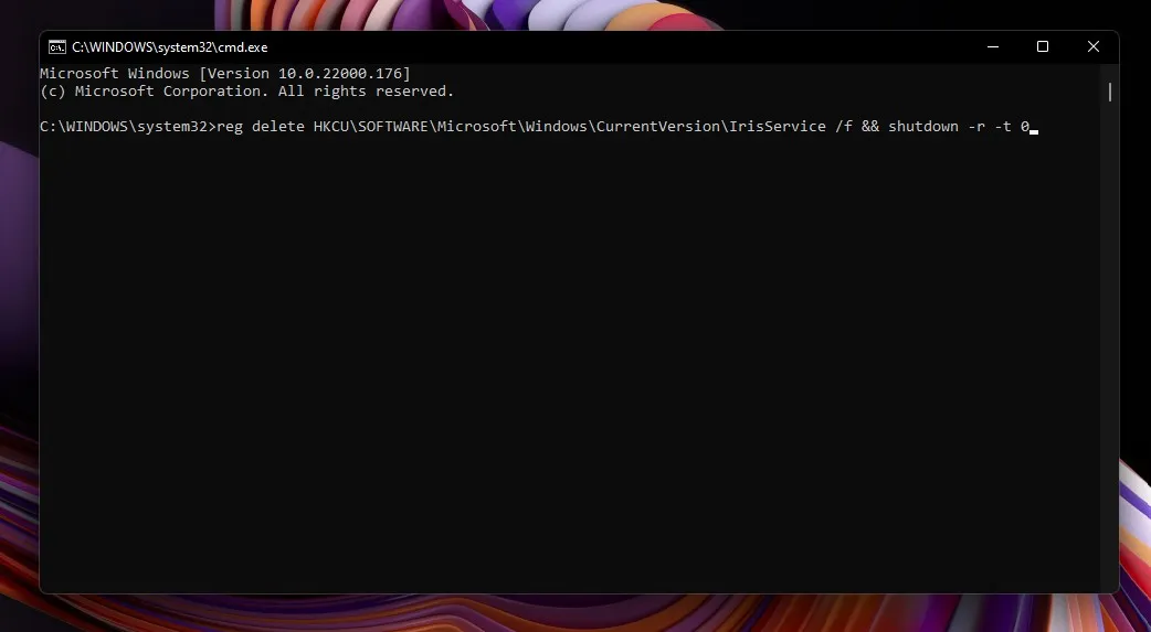 Perintah CMD untuk memperbaiki Start menu dan Taskbar