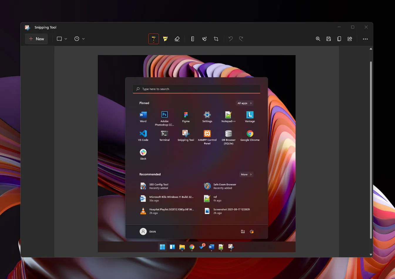 Snipping Tool Windows 11