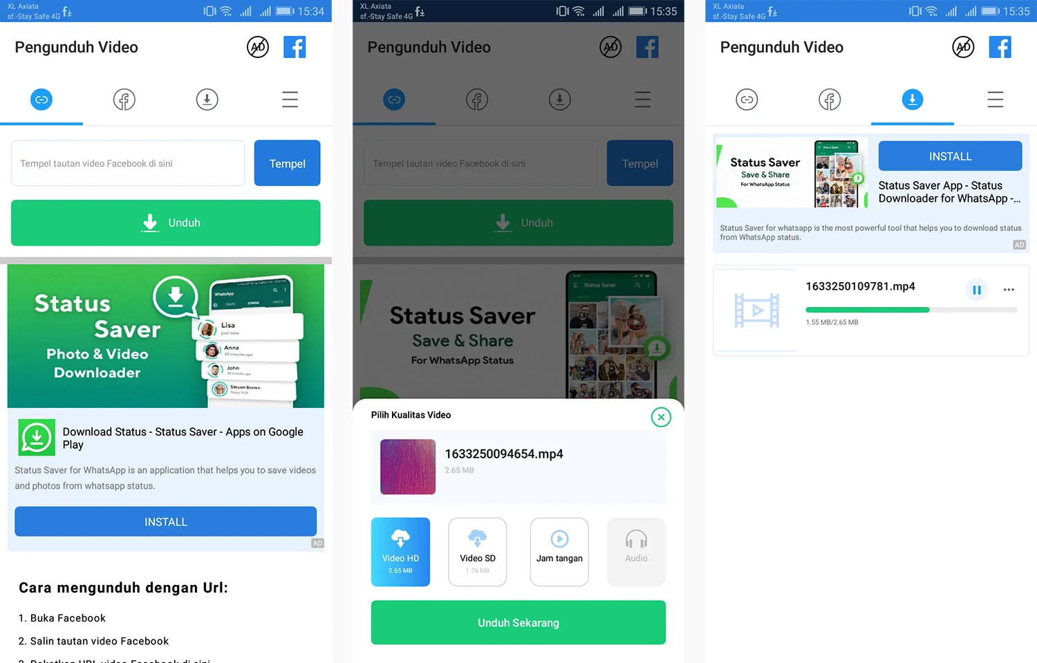 1 Video downloader for Facebook