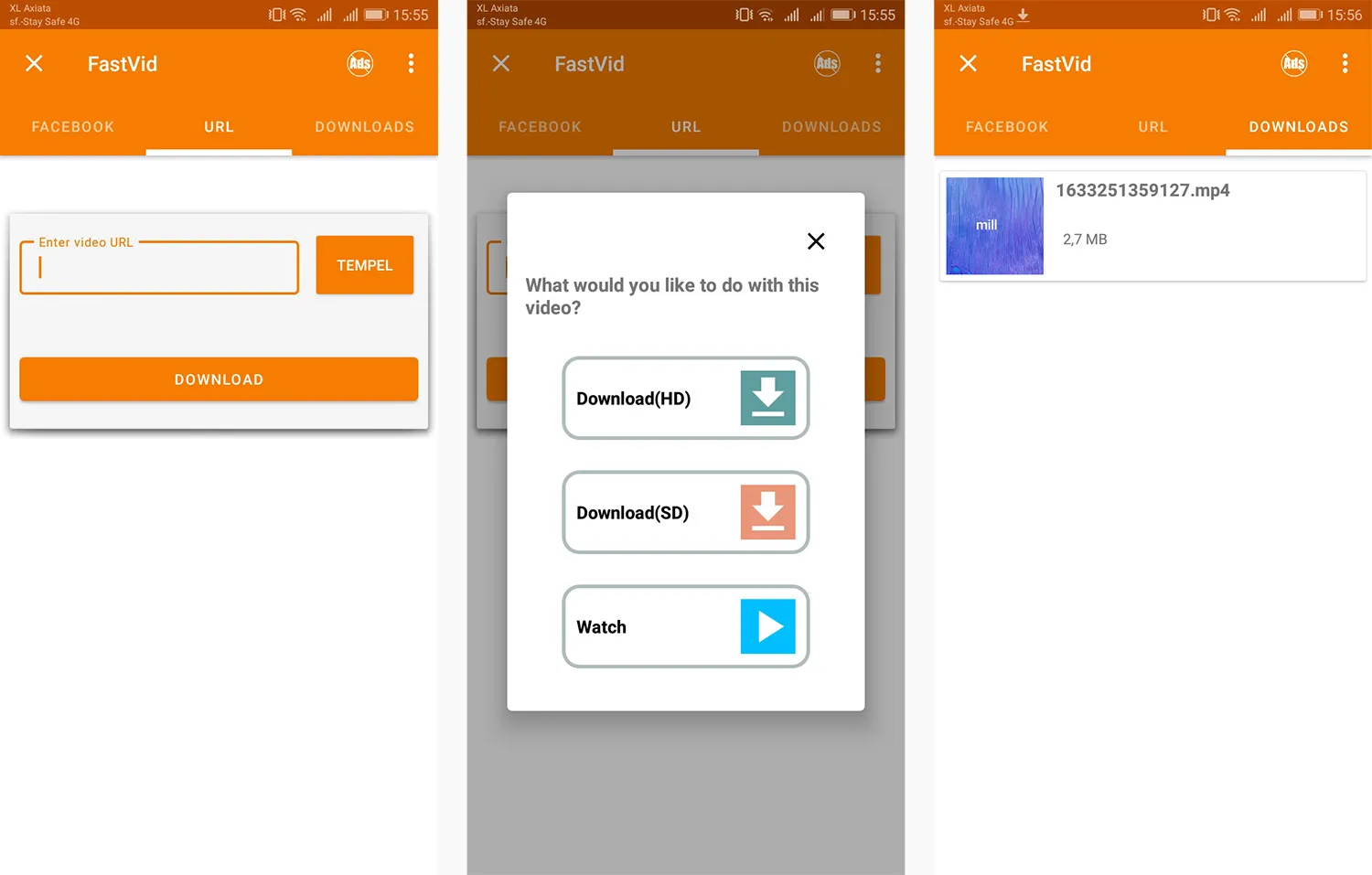2 Downloader video for Facebook
