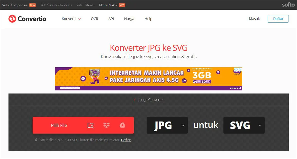 Convert SVG Convertio