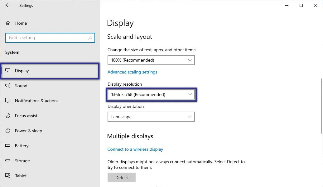 Mengubah Resolusi Layar Windows
