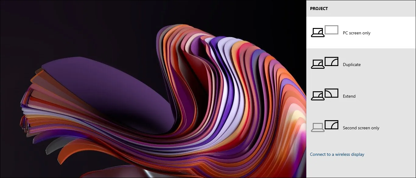 Ubah Mode Layar Windows