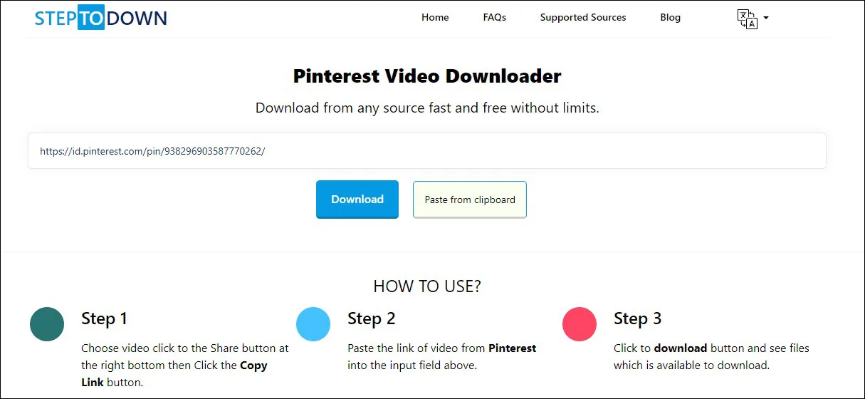1 Download Video Pinterest