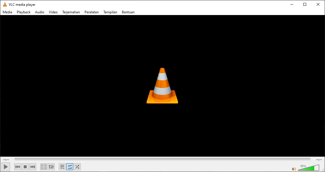 1 Tampilan VLC Media Player