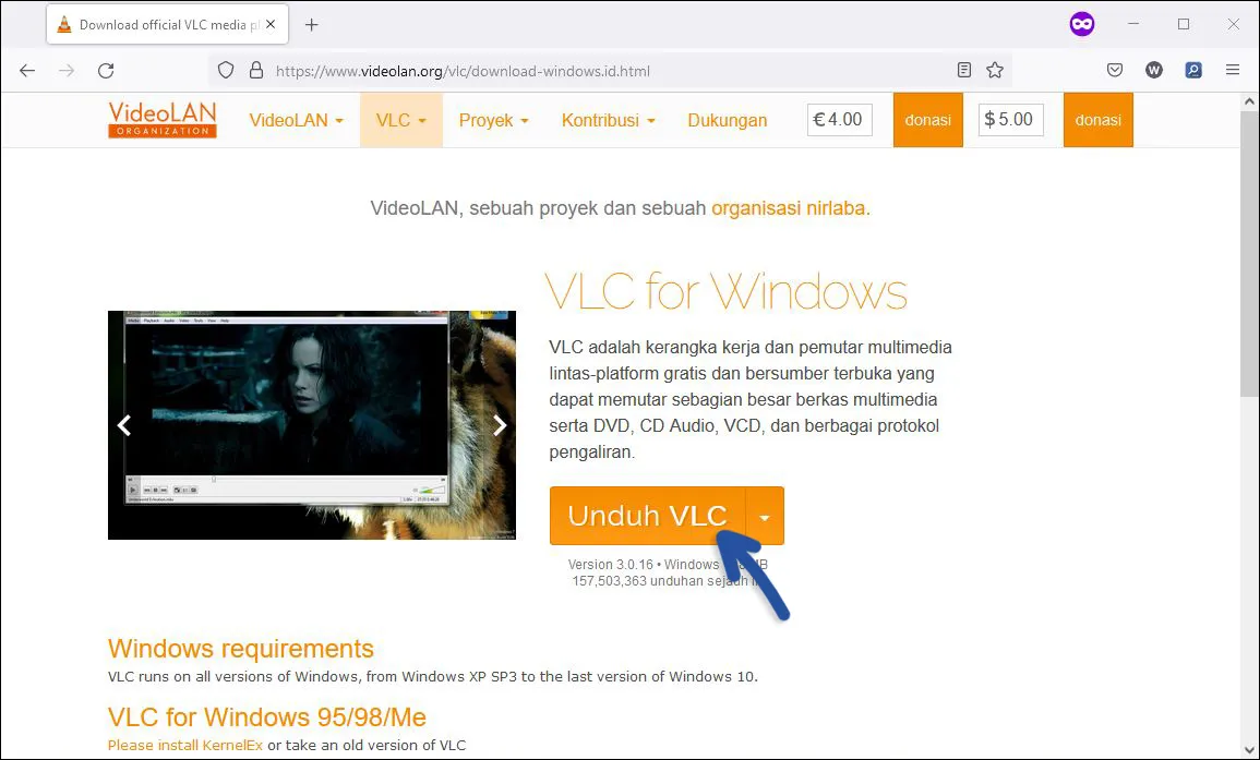 Cara Download Aplikasi VLC