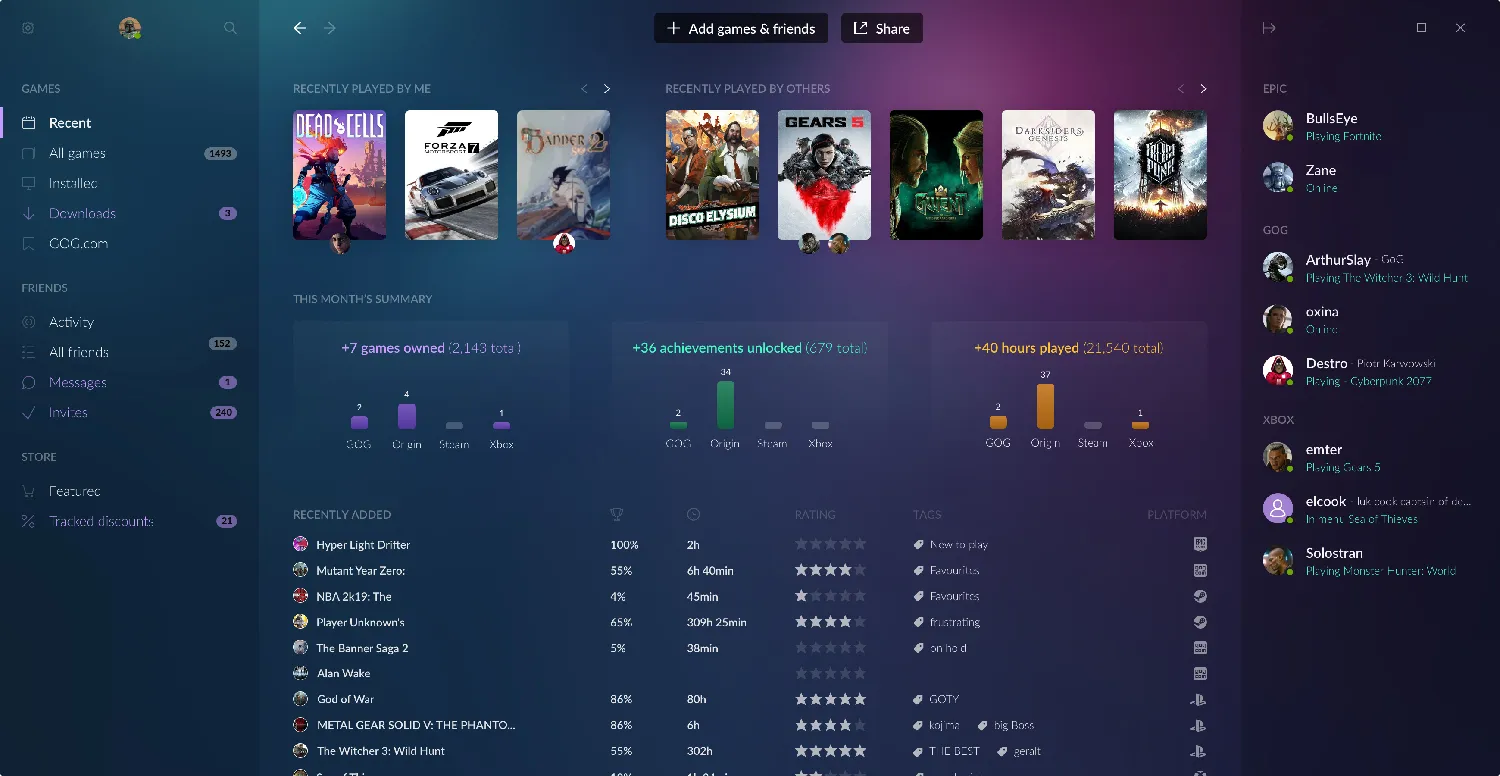Download Game di GOG Galaxy