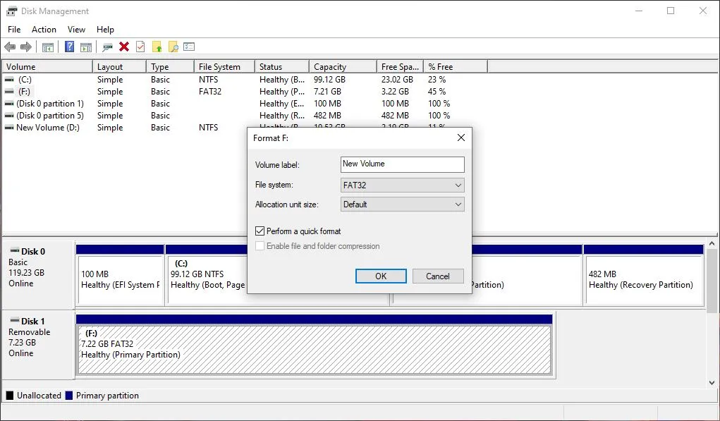 Format Flashdisk Dengan Disk Management