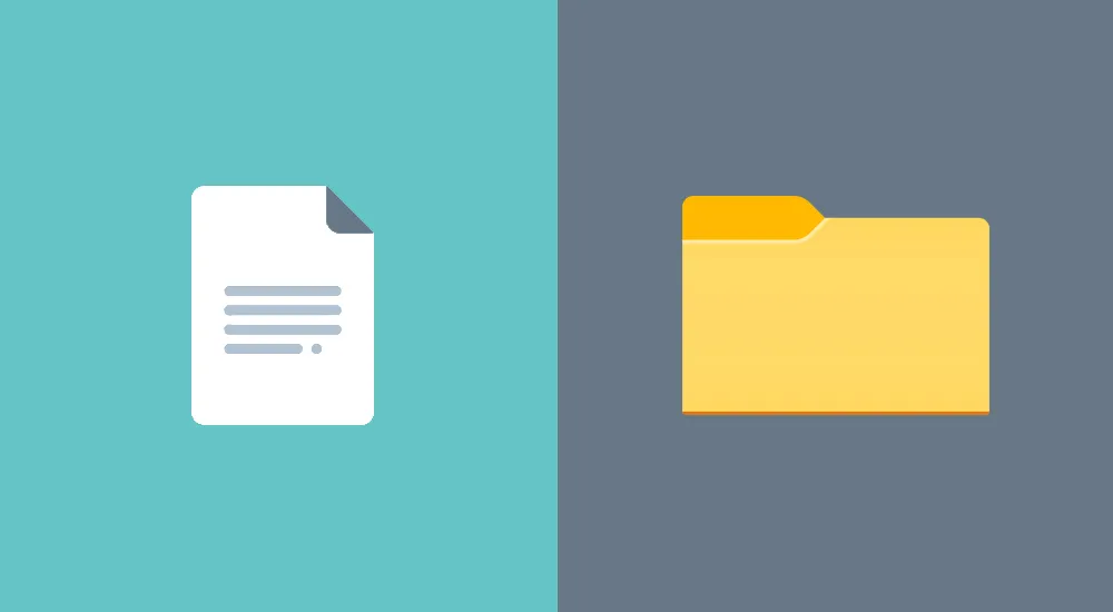 Perbedaan File dan Folder