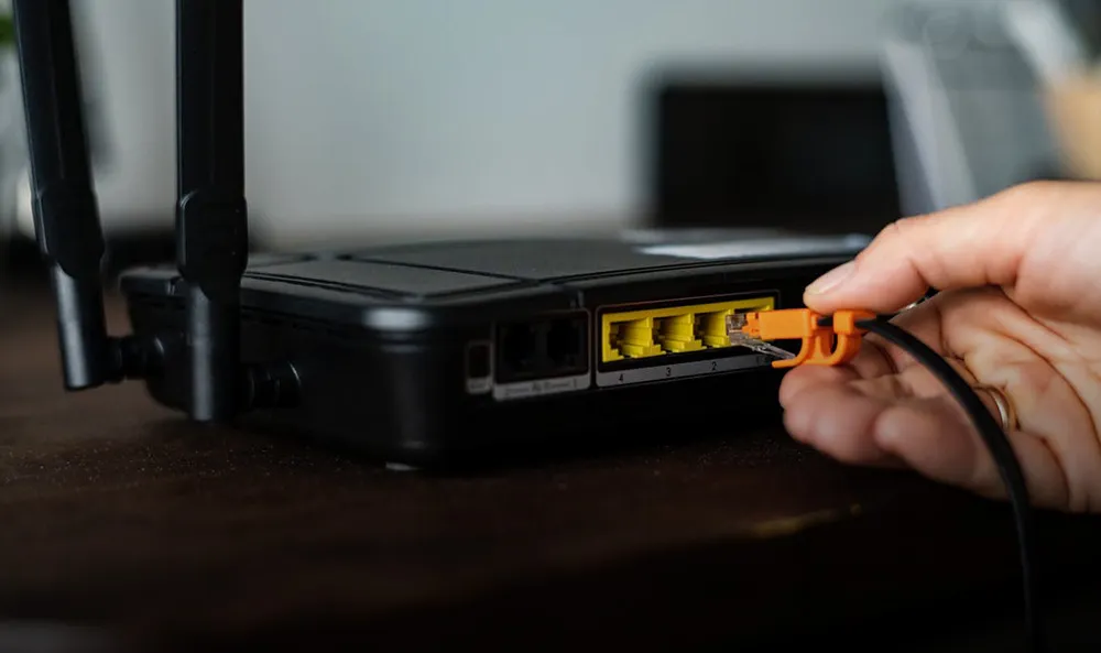 Restart router WiFi Anda