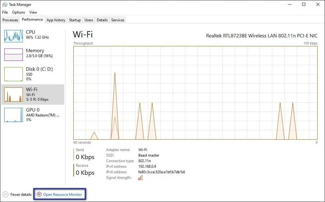 Open Resource Monitor