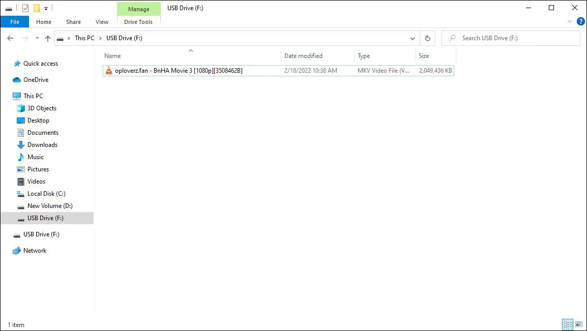 Pilih Drive Untuk Membuat Folder