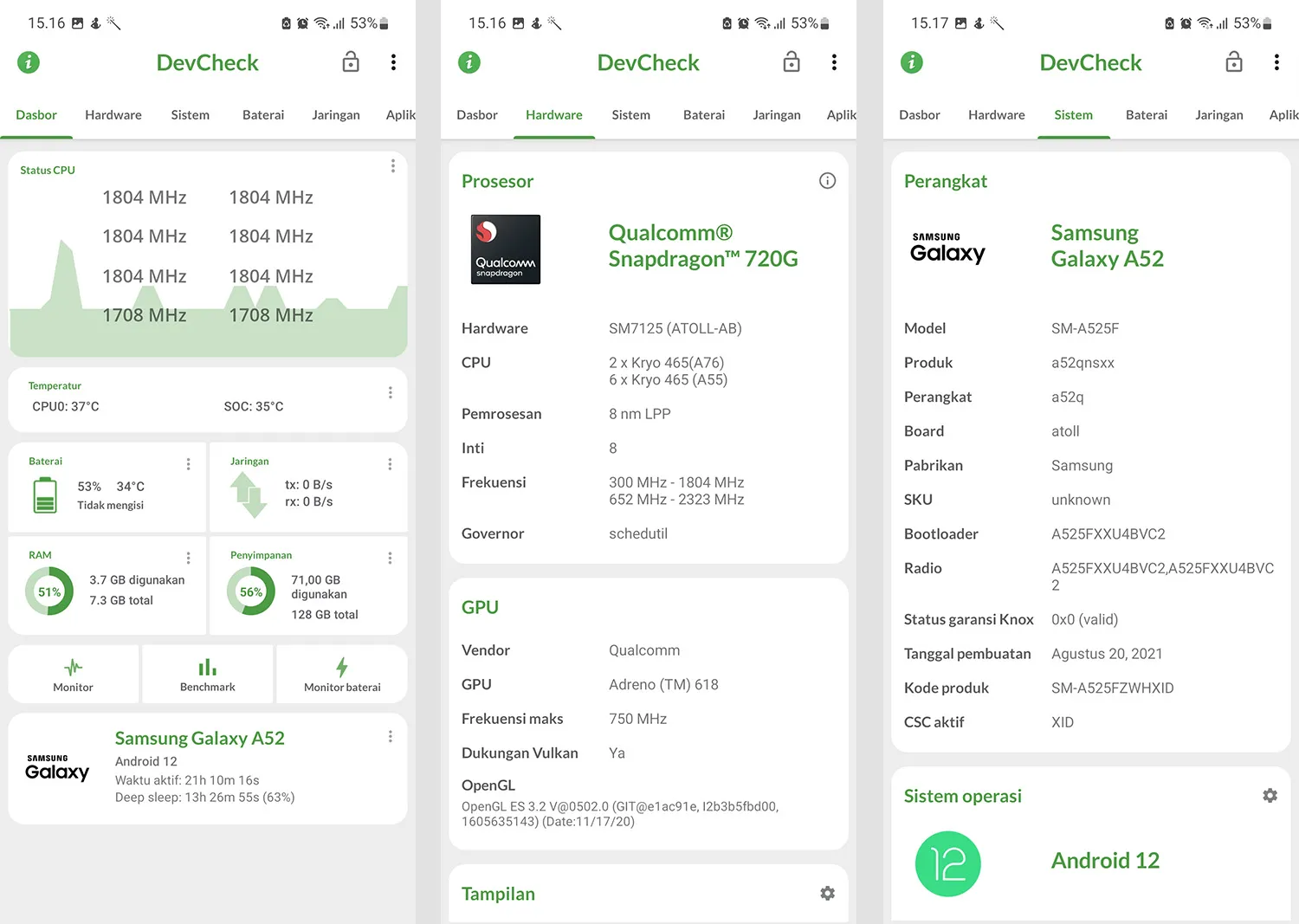 DevCheck Hardware and System