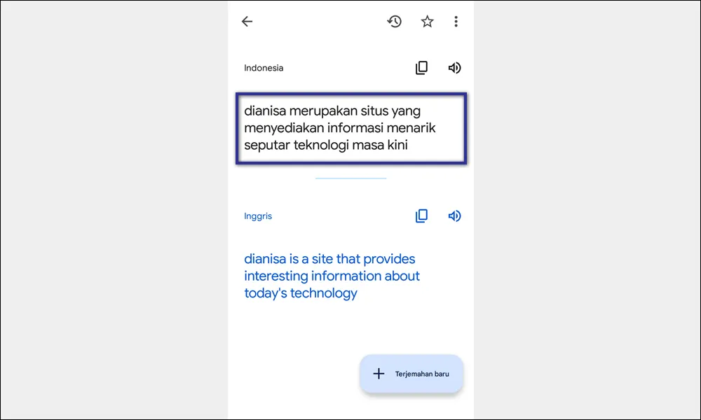 Google Translate Android