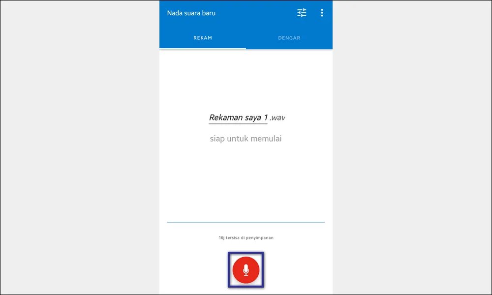 Start Easy Voice Recorder