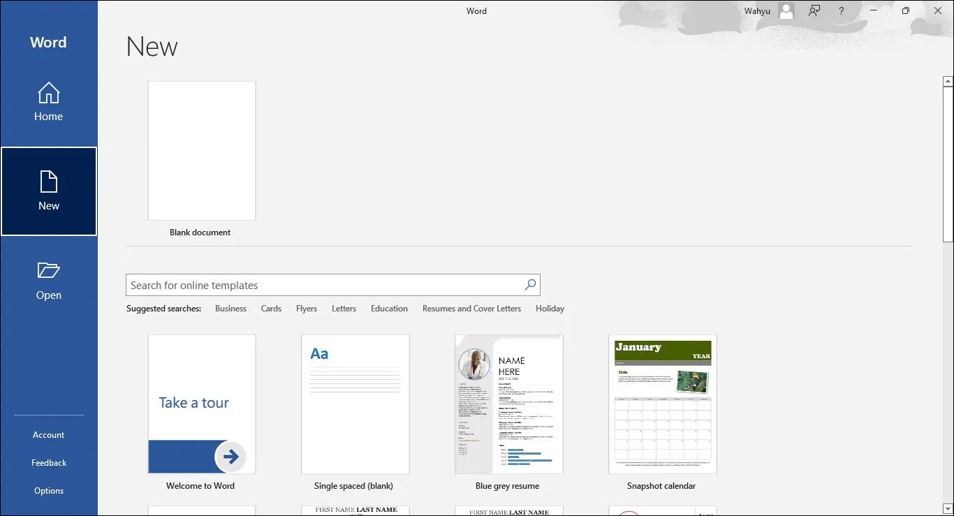 3 Dokumen baru Microsoft Word 2016