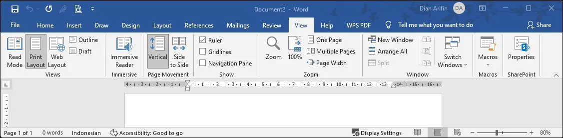 10 Fungsi View Microsoft Word