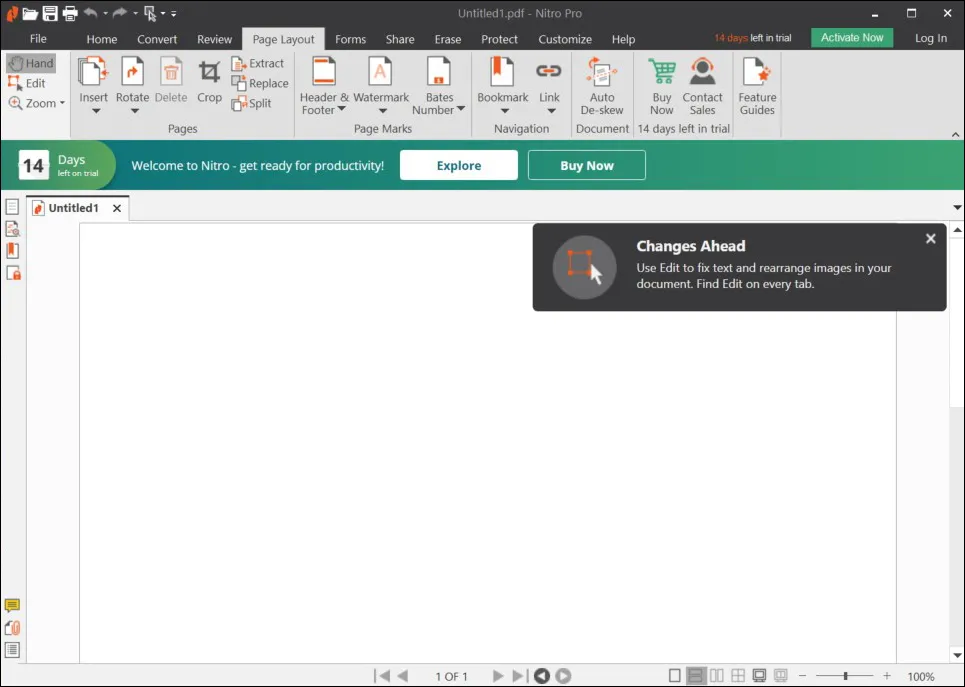 5 Page Layout Nitro PDF Pro