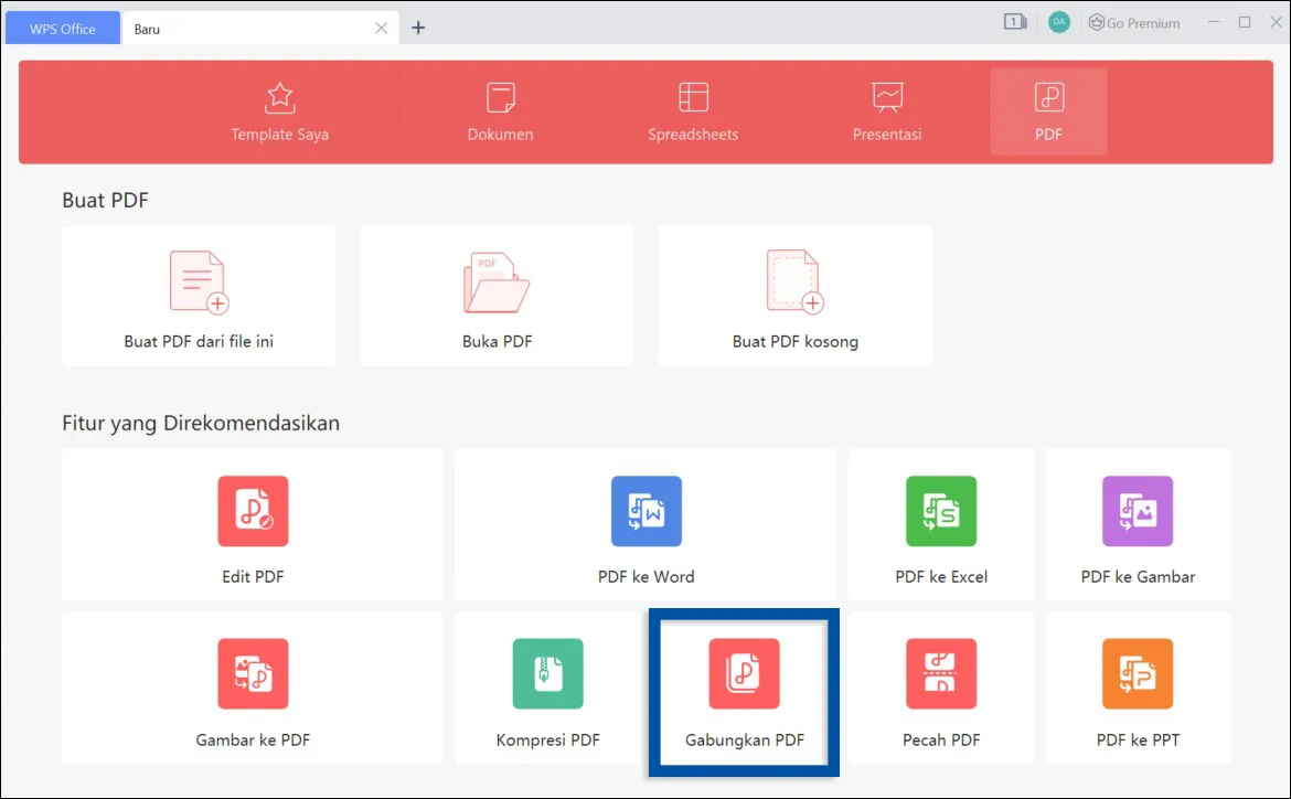 2 Gabungkan PDF WPS Office