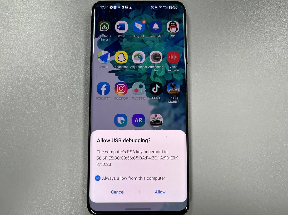 Aktifkan USB Debugging iMyFone