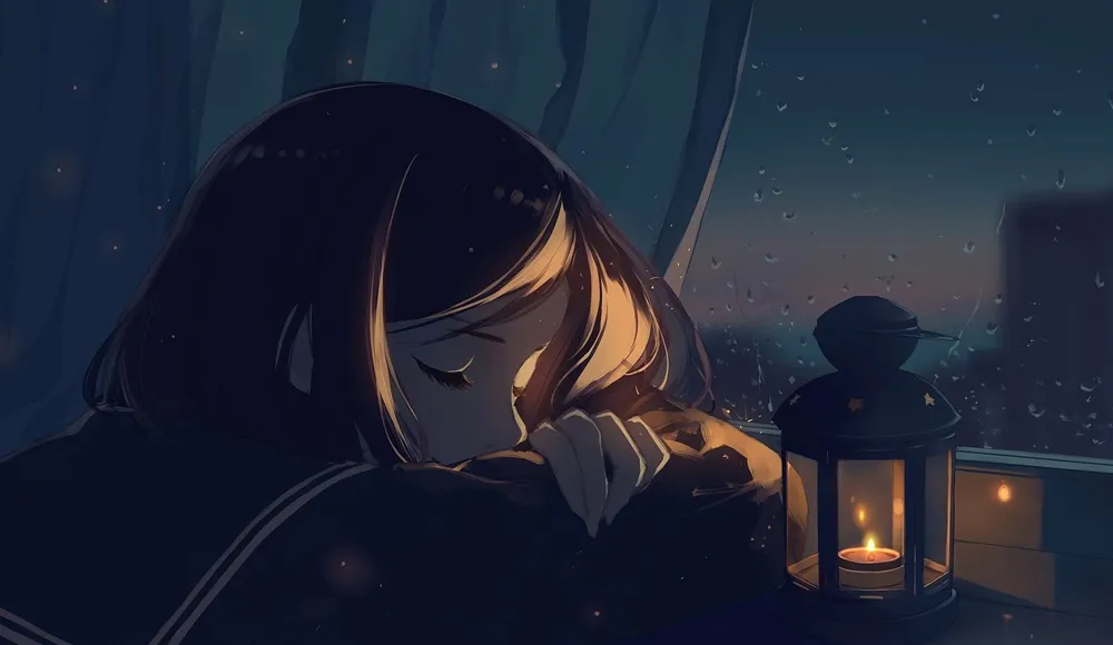 1. Gambar Anime Sedih