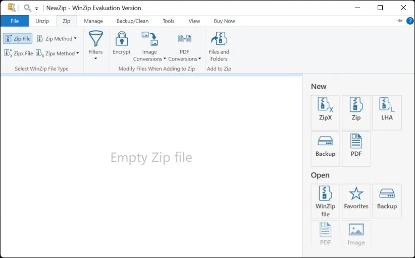 3 Fitur Zip WinZip
