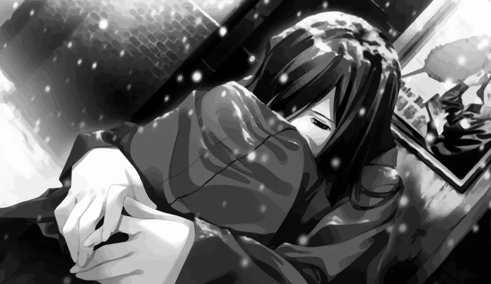 9. Gambar Anime Sedih