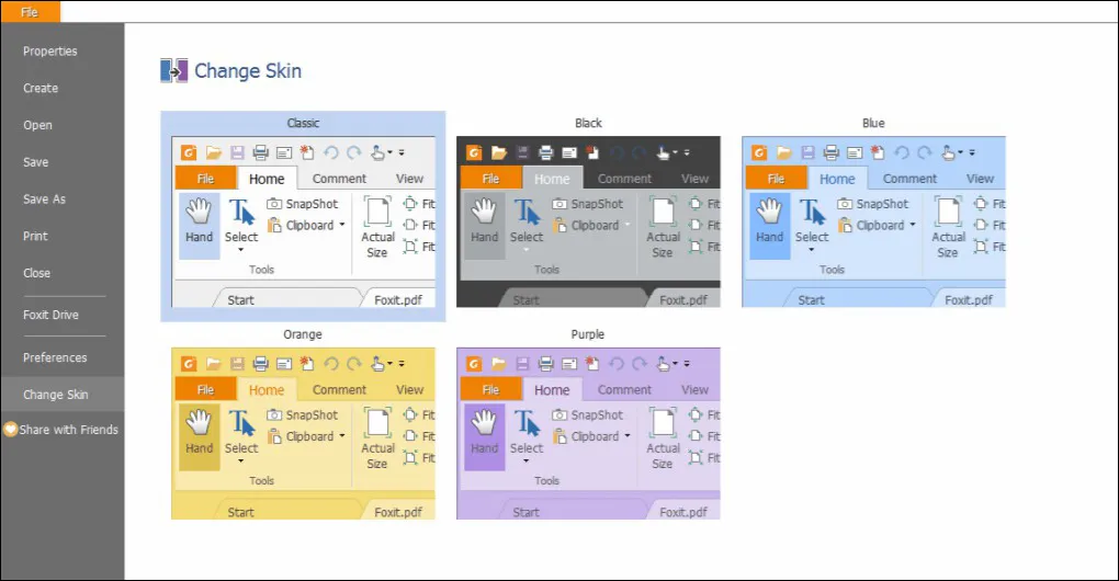 1 Pengaturan Tampilan Foxit Reader