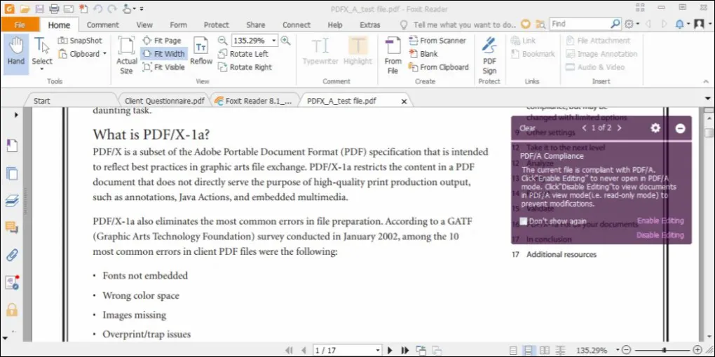2 Tampilan Jendela Foxit Reader