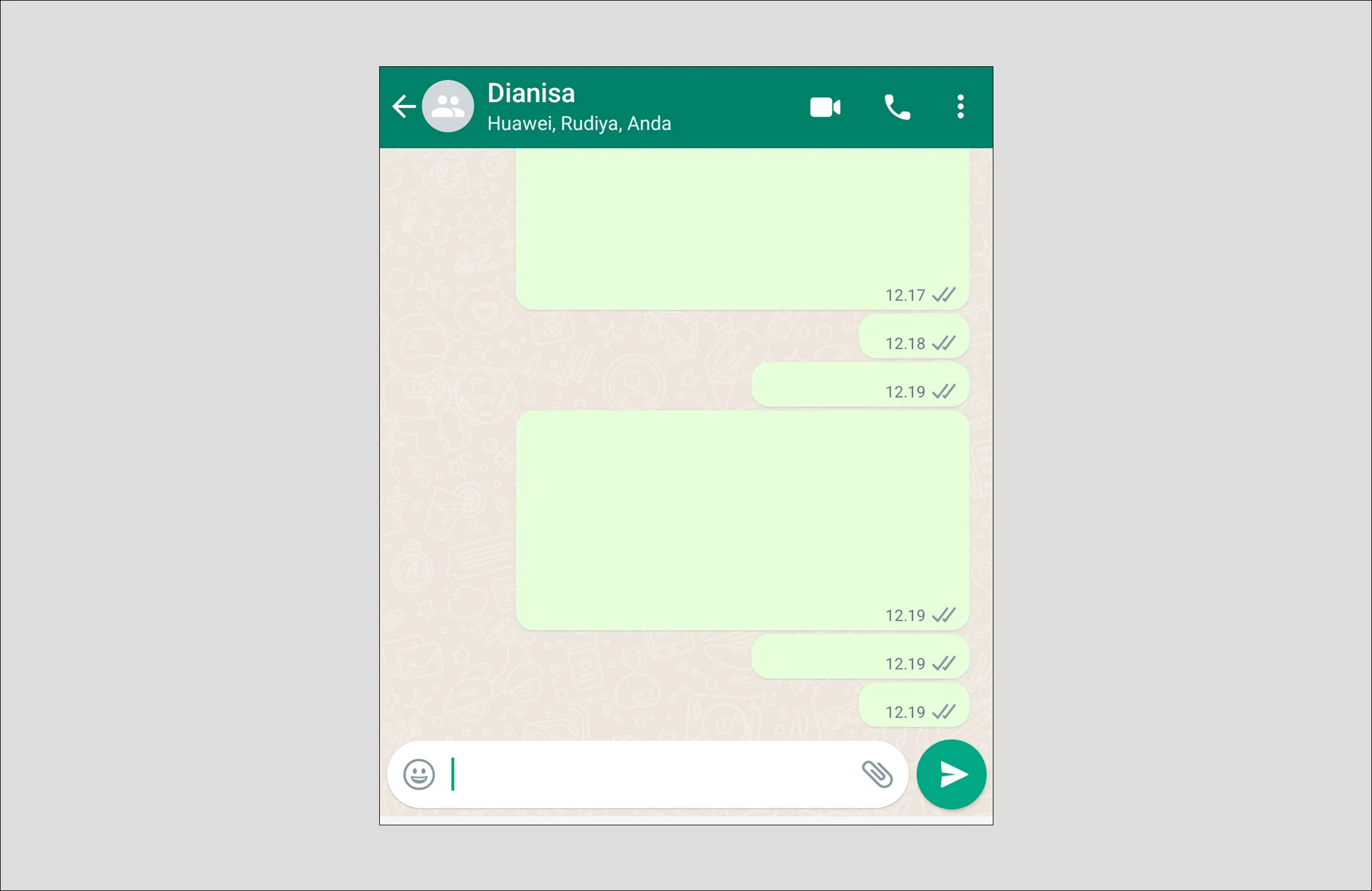Pesan Kosong WhatsApp