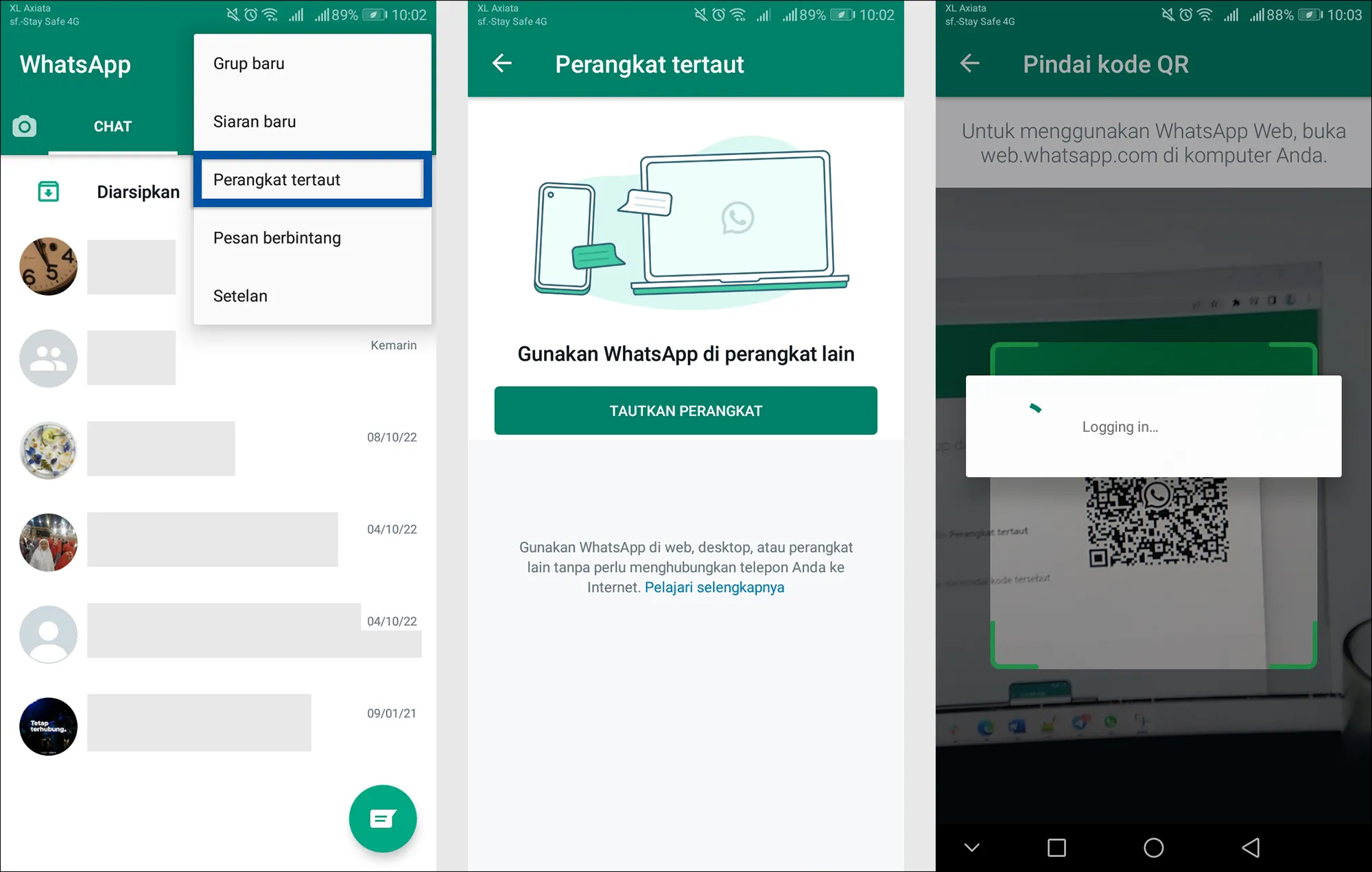 2 Login WhatsApp Web